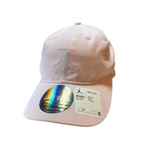 NWT Nike Air Jordan Kids Essential Baseball Adjustable Hat Size 8-20 Light Pink
